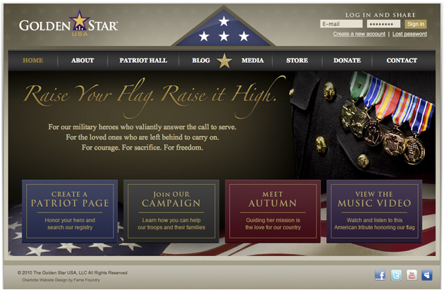 Golden Star USA Homepage