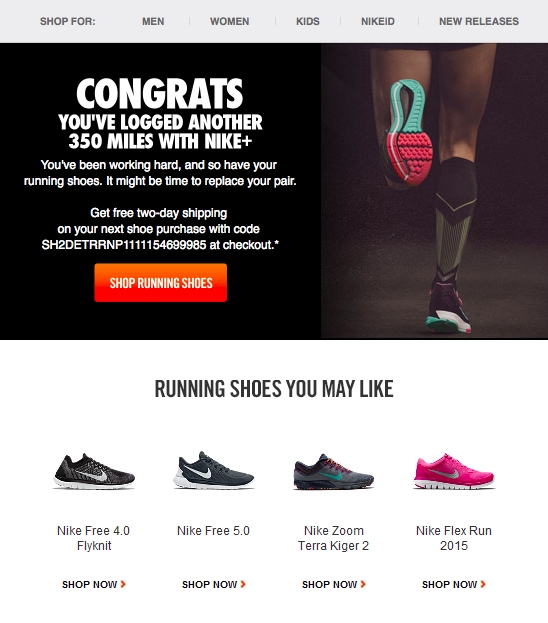 nike milestone